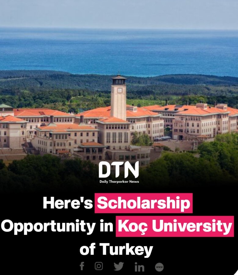DailyTharparkar's tweet photo. KOÇ University of Turkey offers Scholarship Opportunities for Masters and PhD programs for all international students.

Apply Now:
https://t.co/MJBphIw1HU

#dailytharparkarnews #scholarships https://t.co/2F80zfpakY