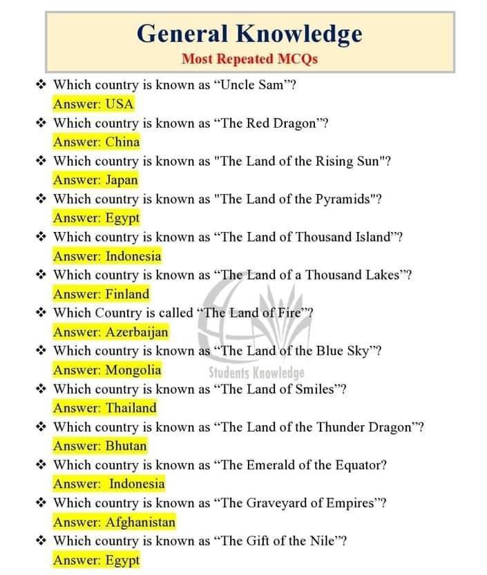 General Knowledge tweet media