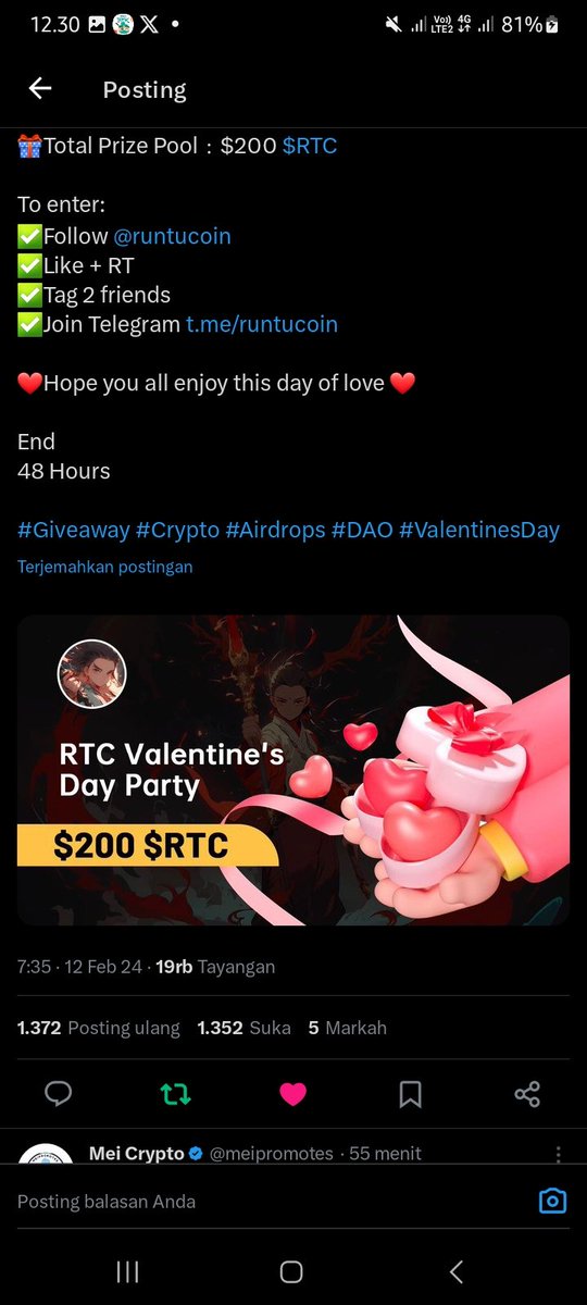 softpancake_'s tweet photo. @prctiu @runtucoin bismillahh https://t.co/XdxezSOP8H