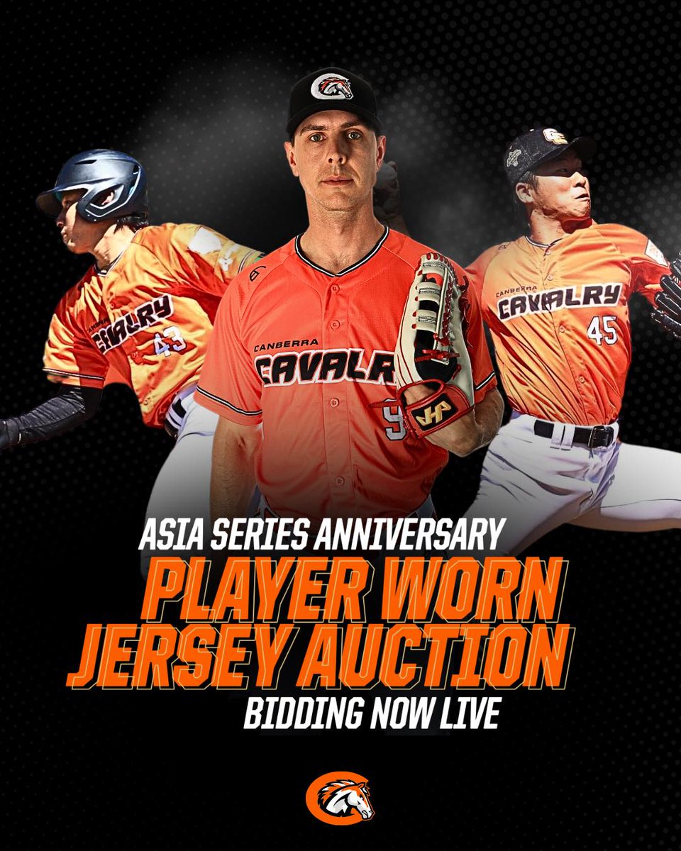 CanberraCavalry's tweet photo. Asia series player worn jersey end tonight, starting in just over on hour.
Do not miss out on your chance to own one of these special jerseys as worn by your favourite Cavalry player!!!
https://t.co/n009Youfd3
#OURCOMMUNITY #OURCAVS #OURCAPITAL #CHARGE https://t.co/OtYUVsW6k1