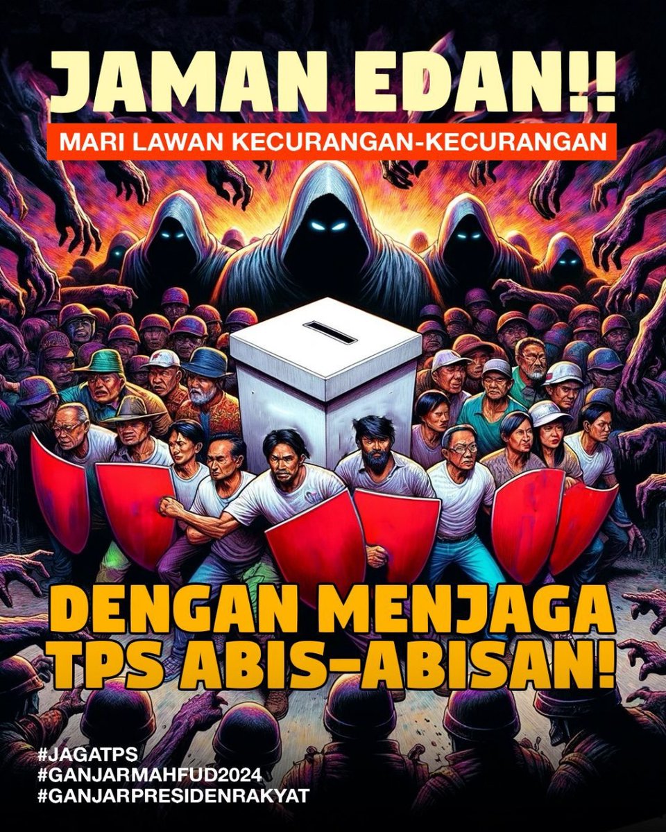 GAMAM3NANG's tweet photo. Jaman edan mari lawan kecurangan-kecurangan!!!! @ganjarpranowo @mohmahfudmd #GPMMD3 #GanjarMahfudM3nang #GanjarMahfud2024 #anjarPresidenRakyat https://t.co/hmHxnIBHkJ