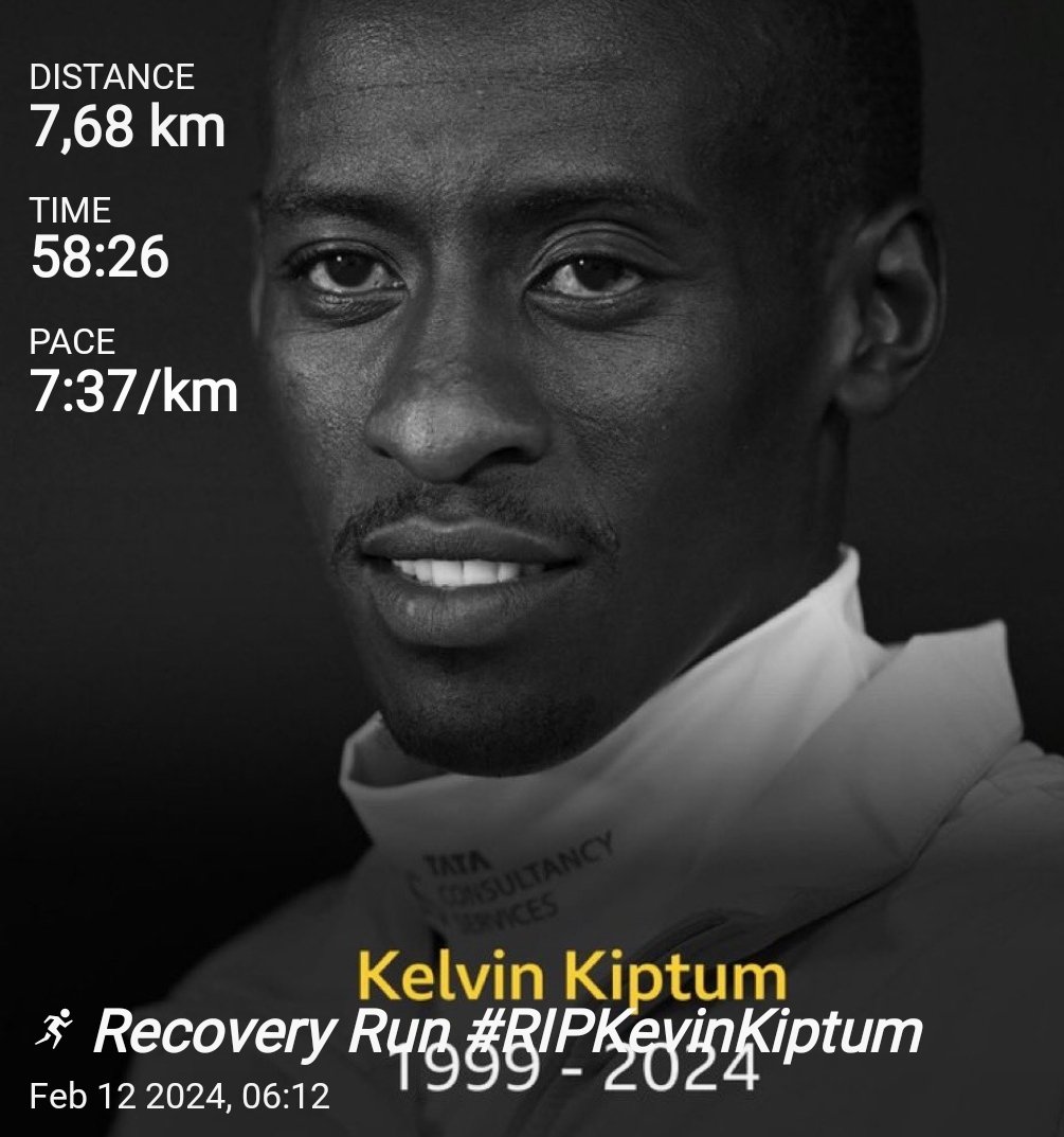 Rest Easy Champ.
#KelvinKiptum 
#TrapnLos 
#Running 
#FetchYourBody2024