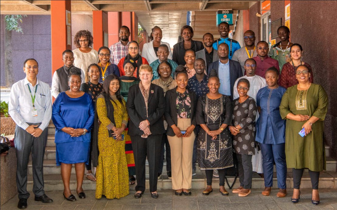 The 2-week #ICRISAT training on innovation &amp; tech commercialization in Africa, backed by <a href="/ITECnetwork/">ITEC</a>  &amp; <a href="/MEAIndia/">Randhir Jaiswal</a>, came to a close.

Coordinated by <a href="/tripathisuryama/">Surya Mani Tripathi</a> and <a href="/ravulapadmaja/">Padmaja Ravula</a>, the event received participation from 11 African countries. 

Thanks to Ms Snehaja