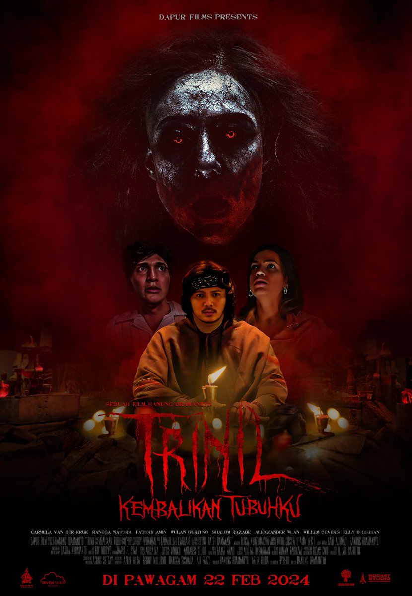 kopiplanet's tweet photo. Poster filem seram Indonesia, TRINIL:
KEMBALIKAN TUBUHKU, di pawagam seluruh Malaysia mulai 22 Feb 2024, Kisah ttg Hantu Penanggal @FilemKita@twt_filem
@CinemaOnline @TGVCinemas @GSCinemas
@mmCineplexes @mbocinemas
@LotusFivestarAV #fattahamin
#hanungbramantyo #22feb2024 #trinil https://t.co/Ns89S7fidH