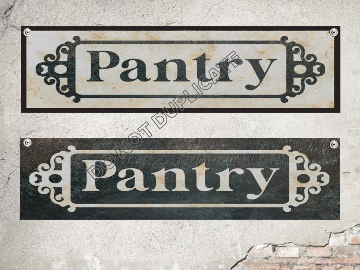 Victorian Pantry Sign Rustic Kitchen Decor tuppu.net/42f482b0 #Etsy #kitchenconnection #KitchenSign