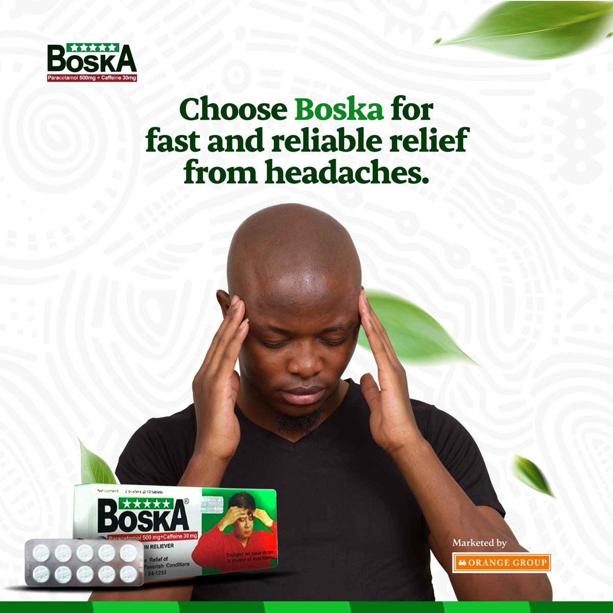 Boska_nigeria's tweet photo. Don't let headaches slow you down! 🏃‍♀️ Experience the power of Boska and get back to living your best life! 💪
Grab your Boska pack today at your nearest pharmacy or order online! 🛒

#Boska #headache #bepainfree #headacheremedy #painrelief #monday #mondaymood https://t.co/HNa0vC6mY9