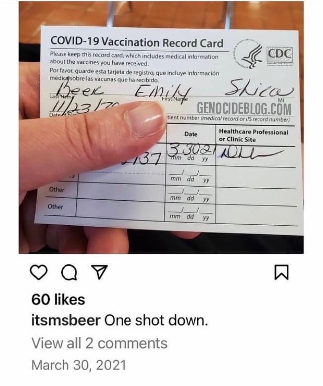 Emily Beer 💉🪦
#FullyVaccinated #DiedSuddenly
(Jan. 2024) 🇺🇸 Virginia

“Well-known community friend and mother, Emily Beer has passed away suddenly. She was announced dead on Tuesday, January 2, 2024.”

Credit: Jen StoptheJab

GenocideBlog.com