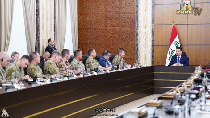 Holding the second round of talks between Baghdad and Washington on the end of the US coalition mission in Iraq