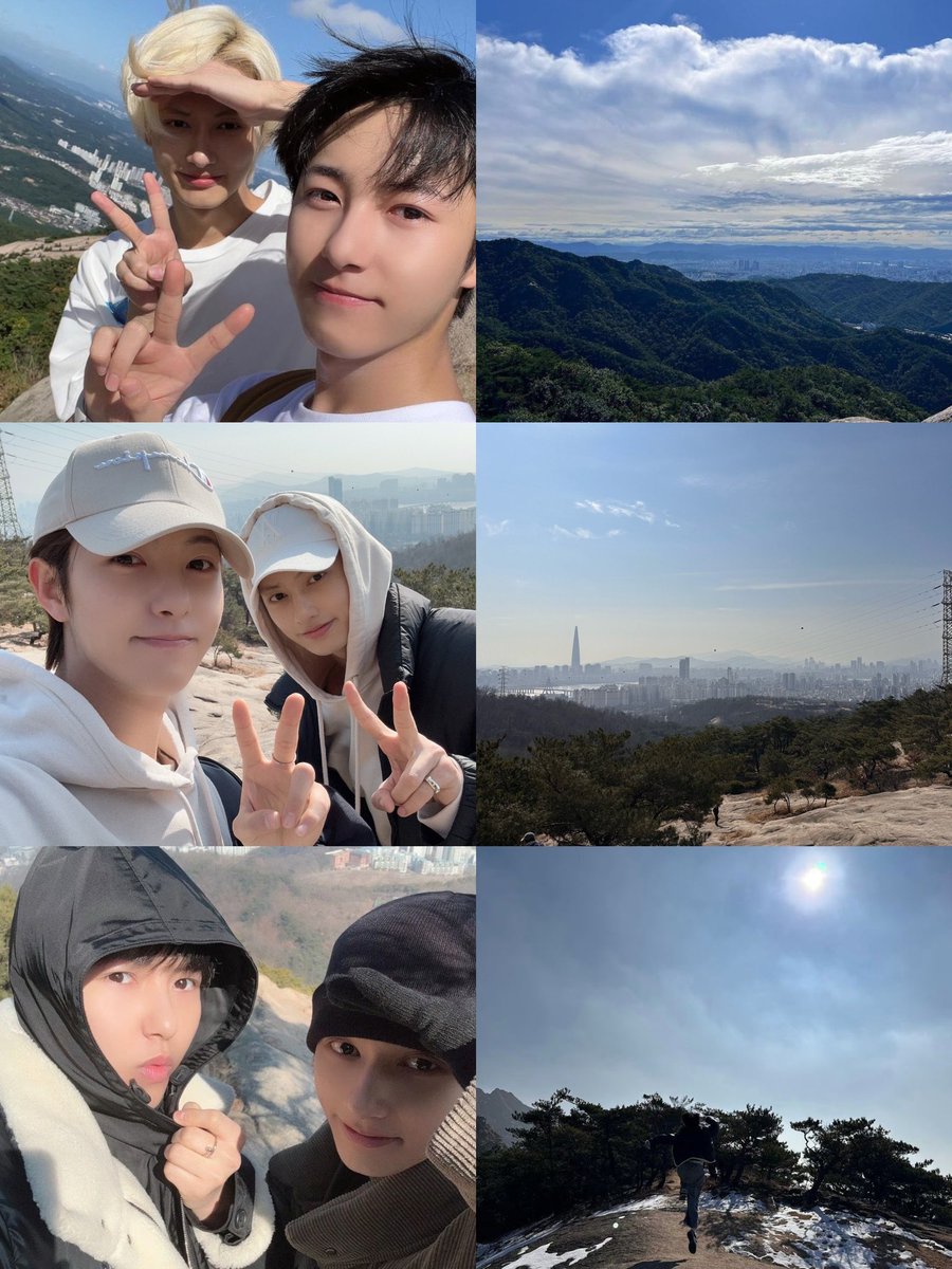 fairyissabey's tweet photo. renjun and junhui ge hiking buddies🥰✨ https://t.co/FHWI3JcjaS