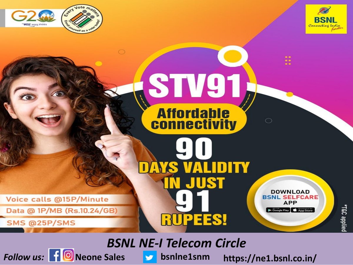 Sales & Marketing BSNL NE-I tweet media