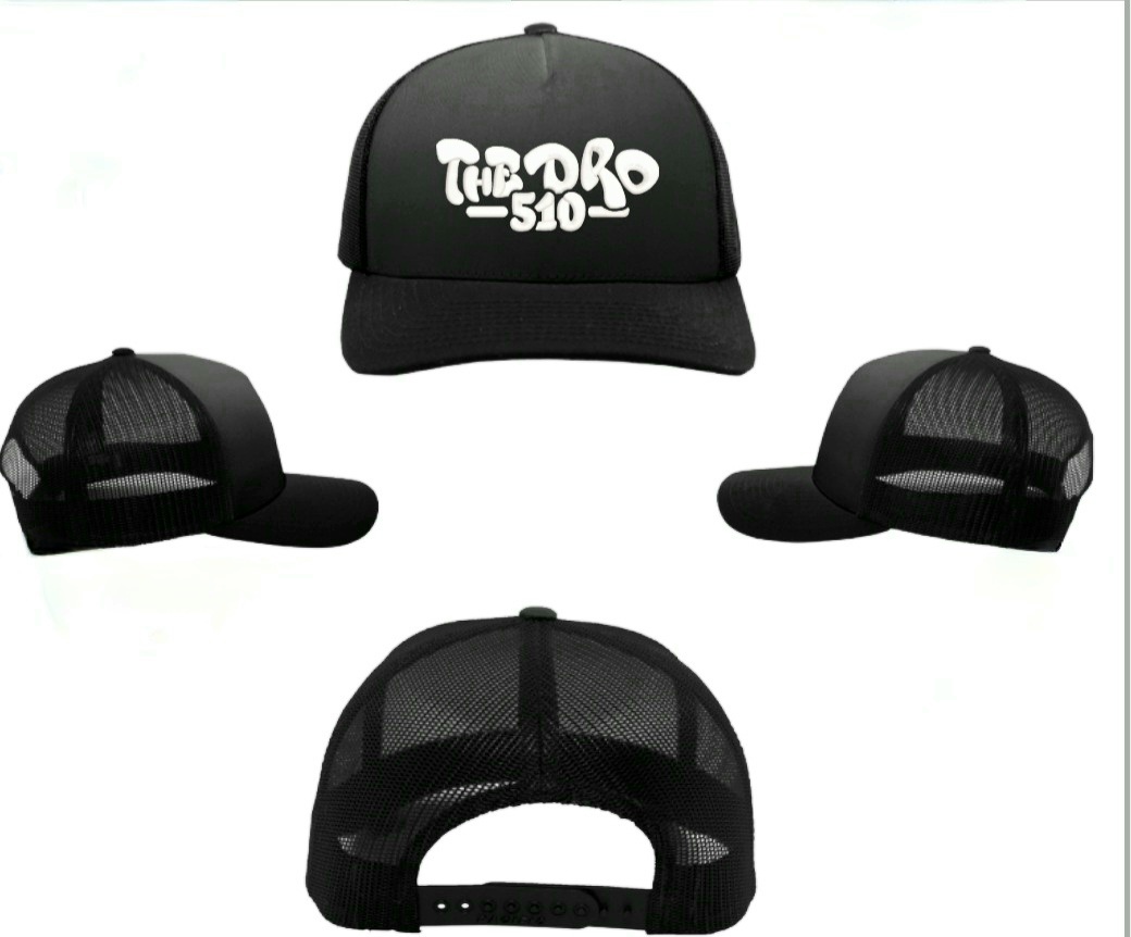 LeeThomas94578's tweet image. The Dro 510 trucker hat, coming soon. 
#truckerhats #snapbackhat #blackhat #SANLEANDRO