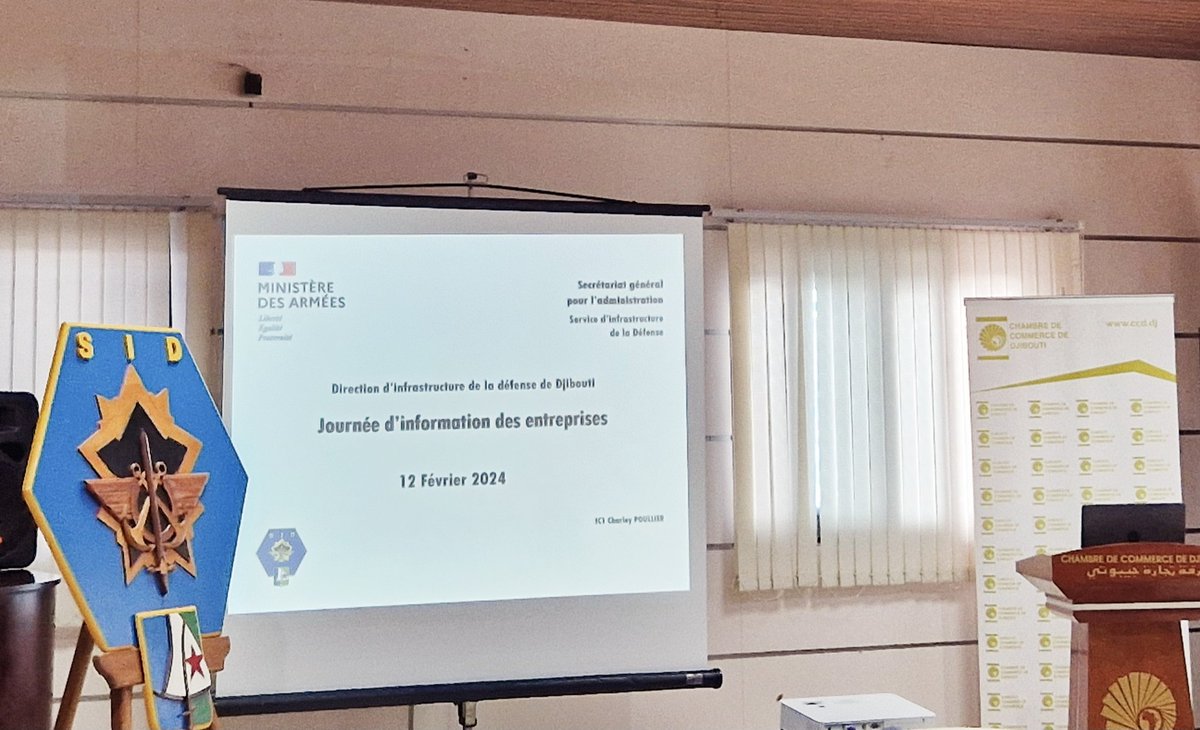 CCDjibouti's tweet photo. En ce moment à la CCD
Journée d'information marchés avec la #FFDJ au profit des entreprises https://t.co/ukseZvqxkO