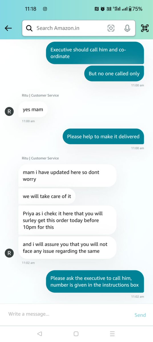 Champ_roxy's tweet photo. Dear @amazonIN, 

Is this service that your loyal customer are struggling. My package was supposed to deliver on 9 feb, 2024 but clever deliver agent just marked the parcel deliver but did not delivered. When complaint about it so @AmazonHelp giving false hope.. https://t.co/hp8dEQGeYW