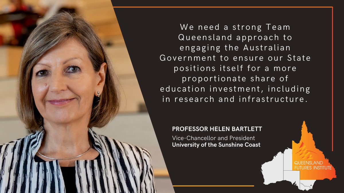 Prof. Bartlett, Vice-Chancellor at @‌usceduau, emphasises the pivotal role of education and training in shaping Queensland's economic future. Dive deeper into these and other insights in the QFI Annual Leaders Survey: bit.ly/3UlXyGN