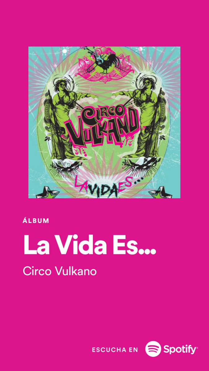 Buenos días!
open.spotify.com/intl-es/artist…

Comparte o repostea
#CircoVulkano #Gipsy #Balkan #Cumbia #Punk