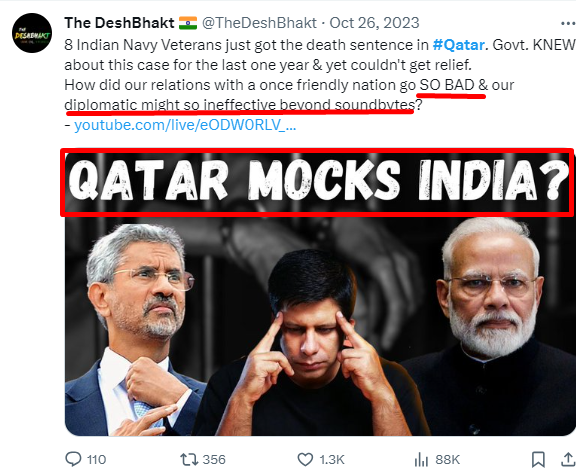 thehawkeyex's tweet photo. New video on foreign relation when @TheDeshBhakt ? https://t.co/nxowGf0wc4