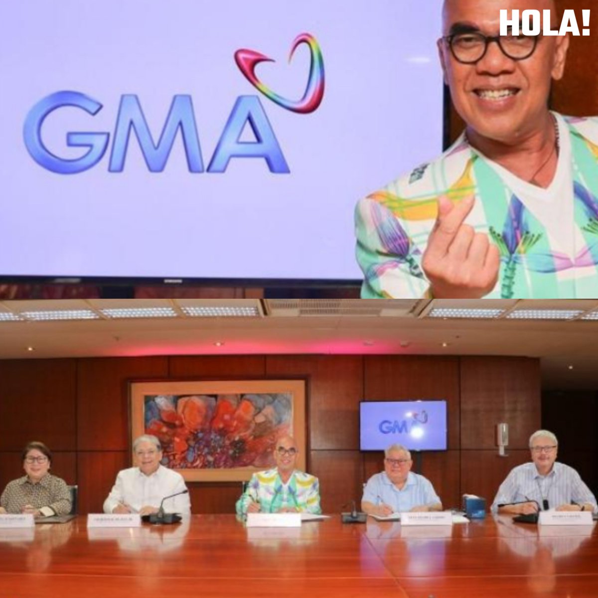 holaphofficial's tweet photo. LOOK: Nanatiling Kapuso ang King of Talk na si Boy Abunda matapos niyang mag-renew ng kontrata sa GMA Network ngayong Lunes, February 12.
📸: GMA Network https://t.co/GQ2LZSJ3UU