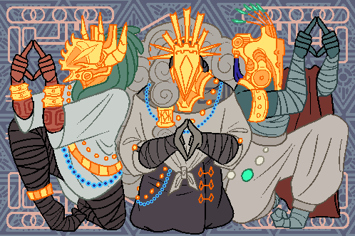 ToxicToxicities's tweet image. I had a lot of fun making a Mural of my ancient ocs, the high council
#rainworld #toxart #ancients