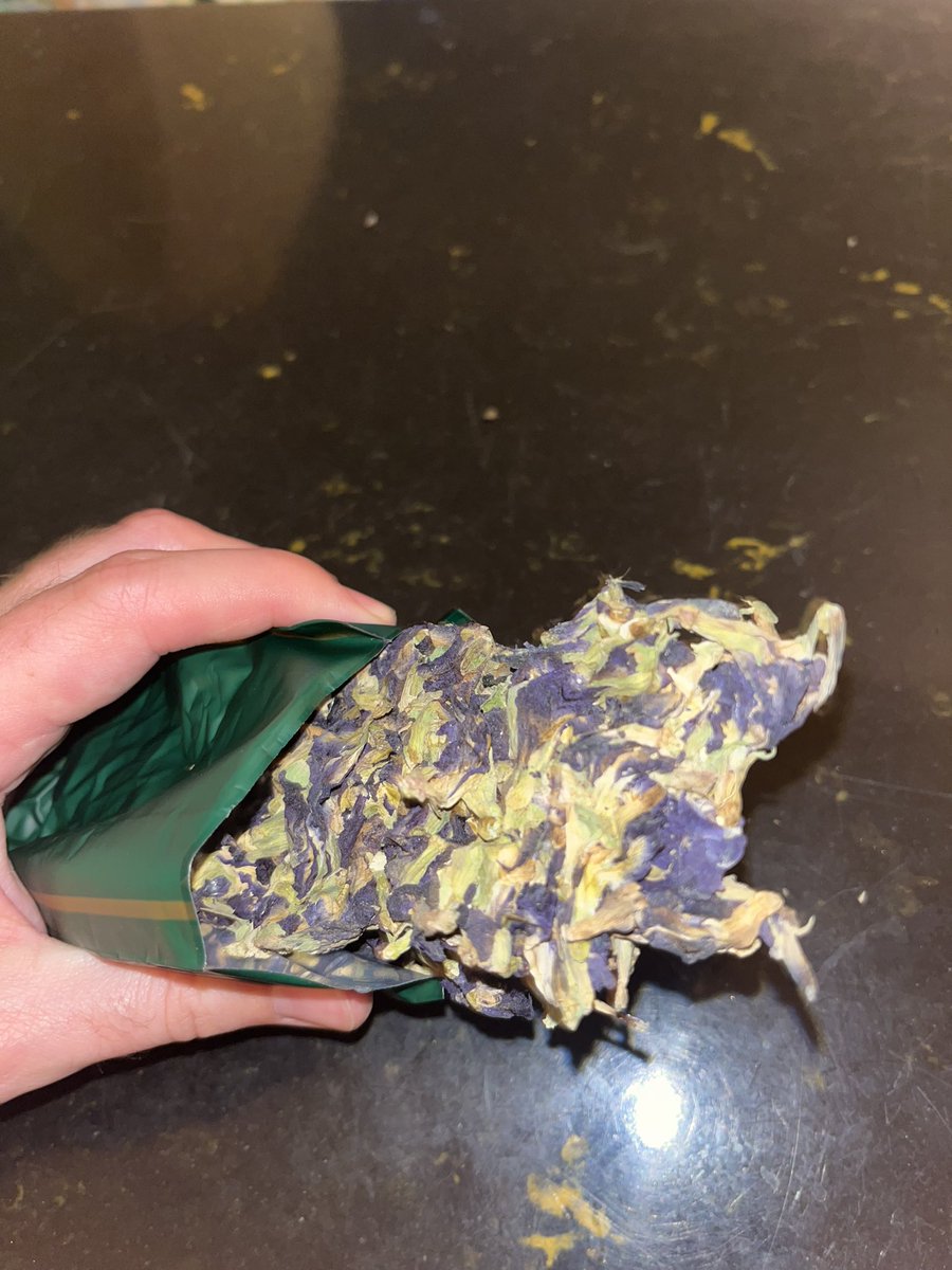 smilesallen's tweet photo. @balasarda I recently purchased Butterfly Pea Tea from your company on Amazon and it all came as an unusable clump and smelled fermented which means it wasn’t properly dried before packing. Amazon says it’s not eligible for return. First time ordering from Vahdam, not happy. https://t.co/6il4TMUc8L