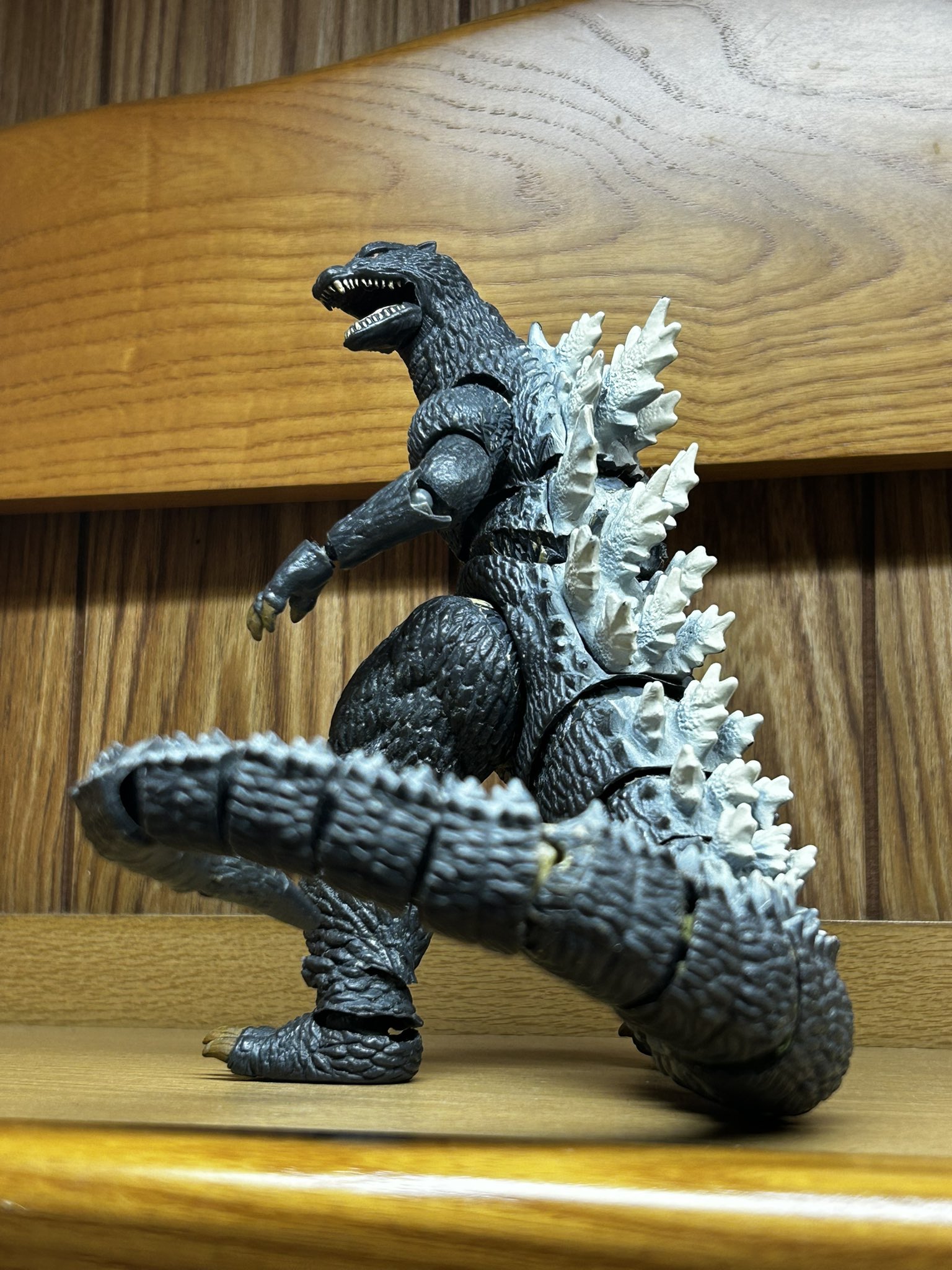 フローズンゴジラ　ムビモン塗装改造品 怪獣ユニバース　ゴジラ ムービーモンスターシリーズ シン・ゴジラ クライマックスver