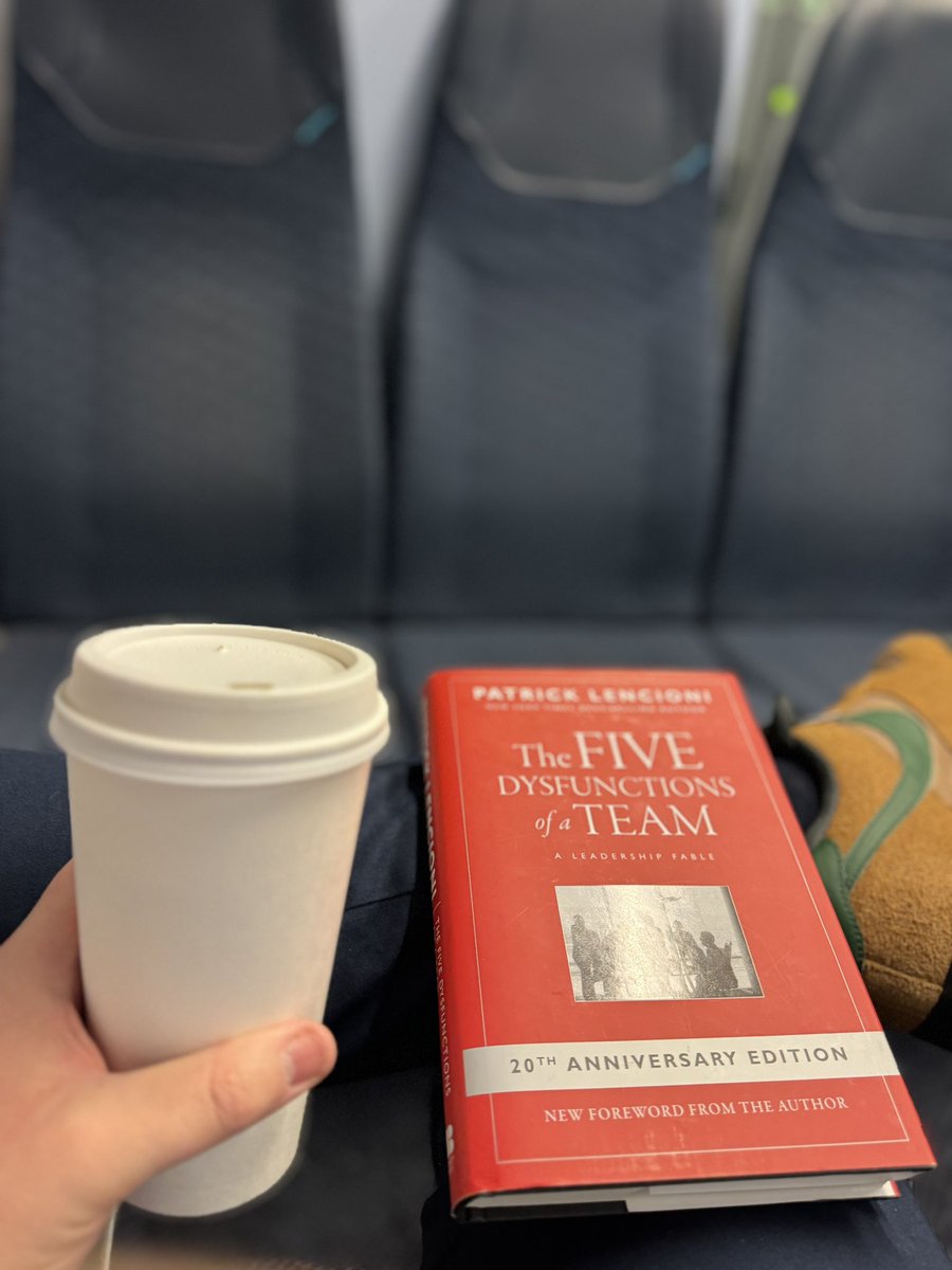 An earlier start than normal , en route to <a href="/TheKingsFund/">The King's Fund</a> module 1 of course. Coffee in tow 🥱 &amp; to finish this book (recommended by <a href="/PaulineJeffrey5/">Pauline Jeffrey</a>) on the train before I start with <a href="/HHFTnhs/">Hampshire Hospitals</a> later this week and 👋🏻 to <a href="/SolentNHSTrust/">Solent NHS Trust</a>! 

#LeadershipJourney #Nursing