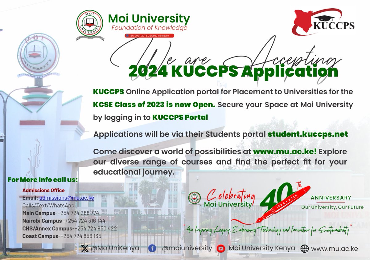 Moi University - KE (@MoiUniKenya) on Twitter photo 2024-02-12 08:57:30