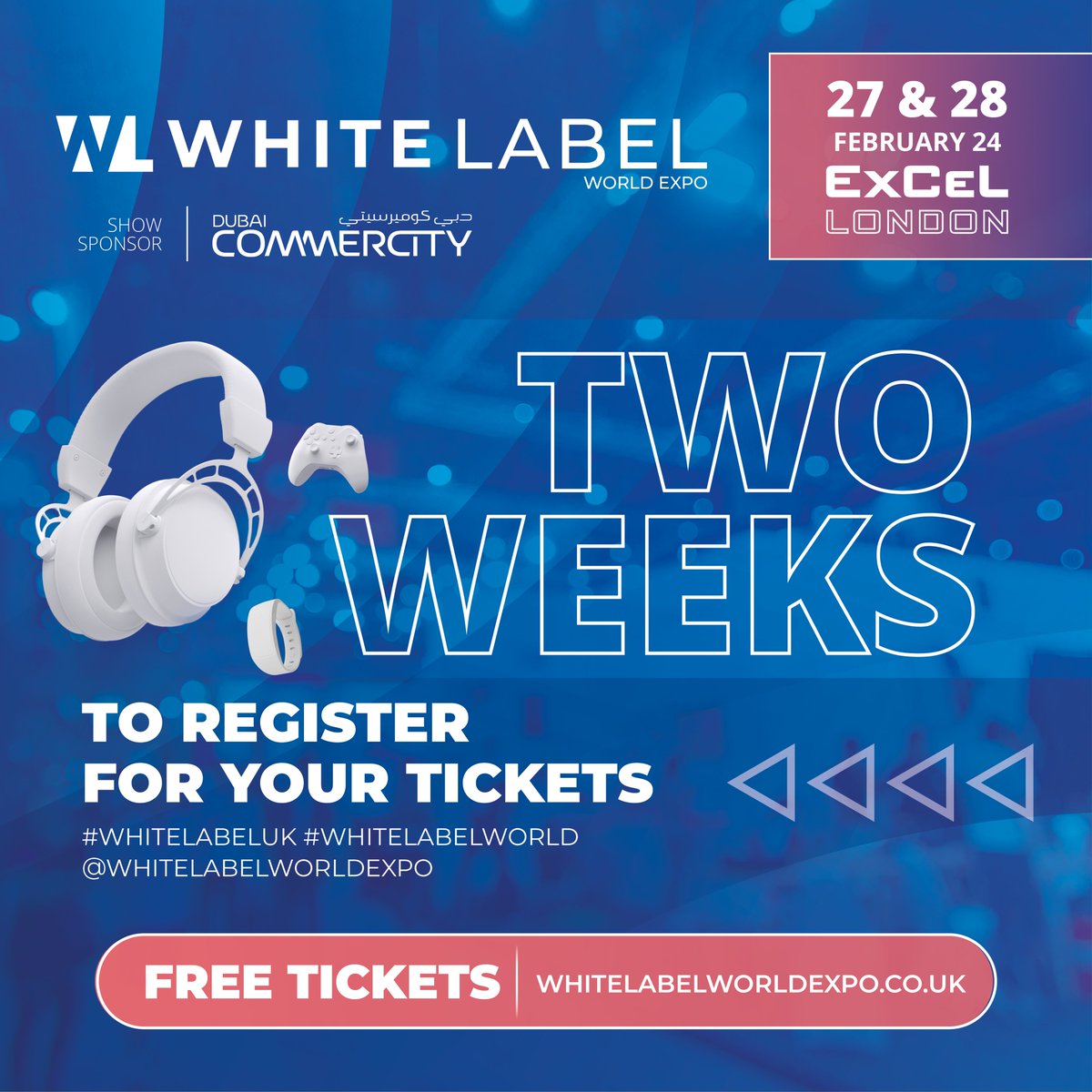Just 2 Weeks to go! 

Excitement is building as we countdown to the White Label World Expo at ExCeL London.

Limited tickets available! Secure yours now: tinyurl.com/u43pdk6f

#whitelabelworld #whitelabeluk #2024events #ukbusiness