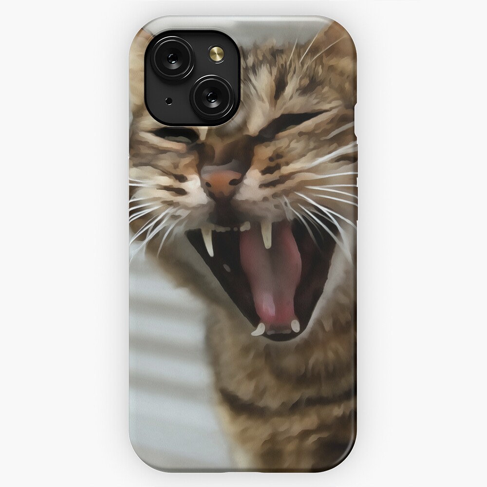 #iPhoneCase Tabby Cat Yawning Artistic Portrait #redbubble #taiche #catworship #cats #catoftheday #catworldwide #ilovemycat #catlover #cat #furchild #pet #feline #catlovers #catlove redbubble.com/i/iphone-case/…