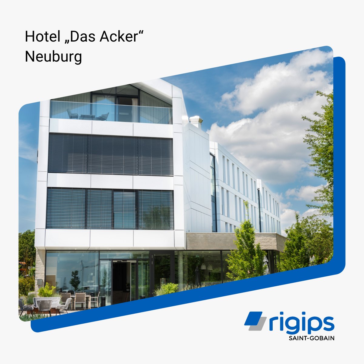 RigipsDE's tweet photo. Das Hotel „Das Acker“ in Neuburg verfügt über 58 Zimmer, die in verschiedene Themenwelten unterteilt sind.  🏨 

Erfahren Sie mehr über die Fertigstellung auf unserer Website unter:  https://t.co/oX1SeKDQSk   

Planer: Büro Nething, Ott Generalplaner Günzburg https://t.co/nEi8PxSe9v