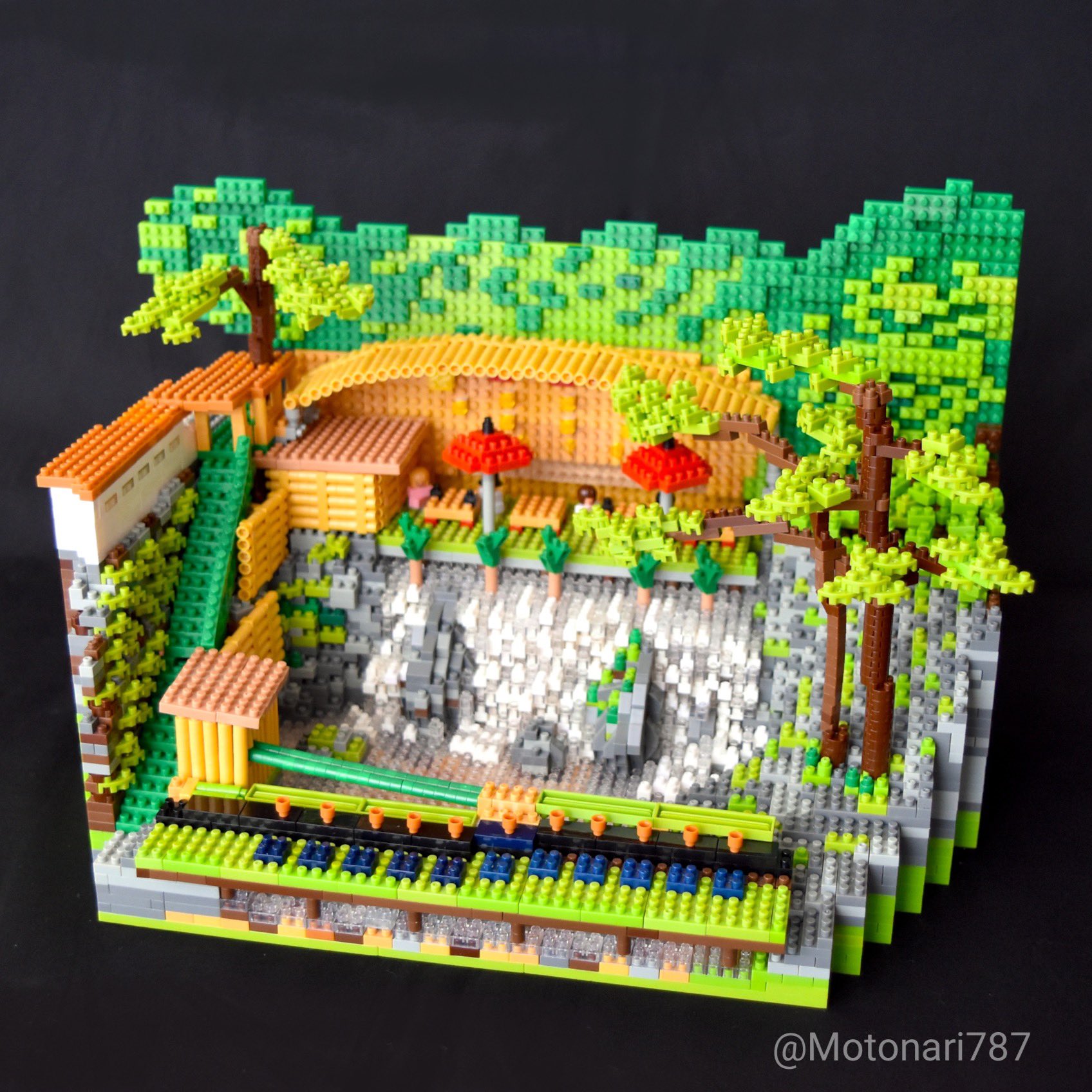 【日本未発売】新品未使用 ナノブロック互換 メリーゴーランド プレゼント ナノブロック nanoblock 客船 飛鳥II NBM-043 難易度3 送料無料