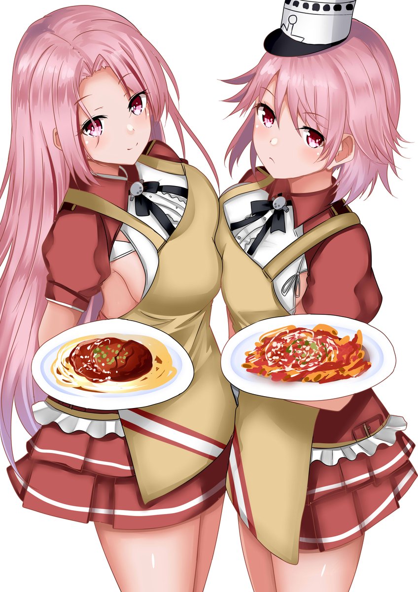 フレッチャー(艦これ) ,ジョンストン(艦これ) 「#三連休はフォロワーが増えるらしい二人組絵を再アップ!! 」|火村 モリタカ＠/5月COMITIA144（B51a)/その次は神戸かわさき10のイラスト