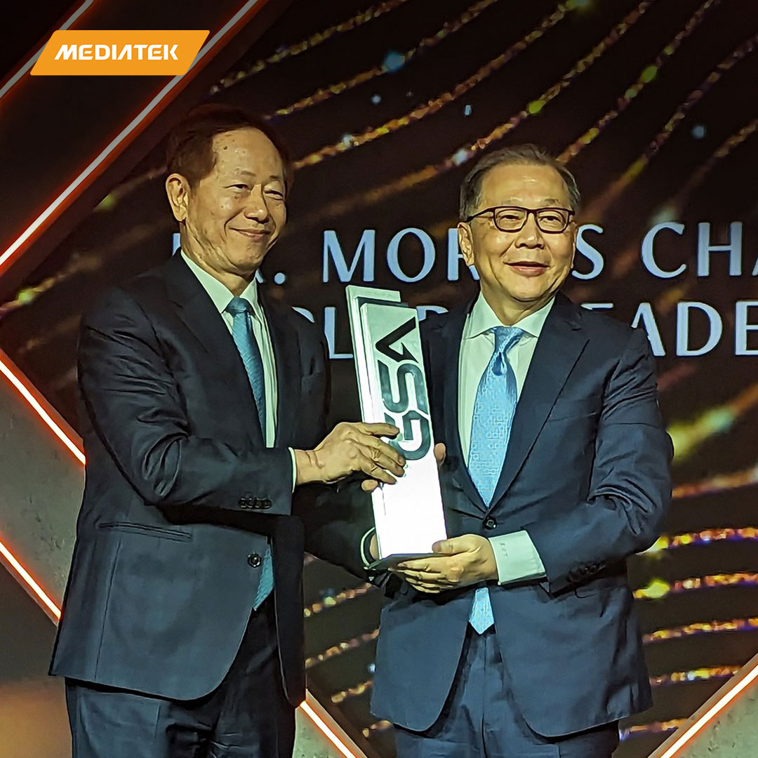 Félicitations à Dr. Rick Tsai, PDG de MediaTek, pour le prix de leadership exemplaire Dr. Morris Chang aux GSA Awards. De plus, MediaTek a reçu le prix de la société de semi-conducteurs exceptionnelle en Asie-Pacifique 2023 aux GSA Awards. 🏆 #GSAAwards23