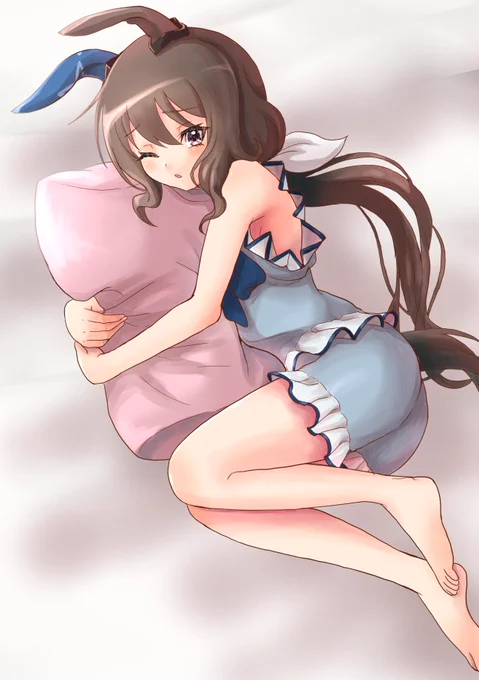 寝巻きアヤベさん#ウマ娘 #イラスト 