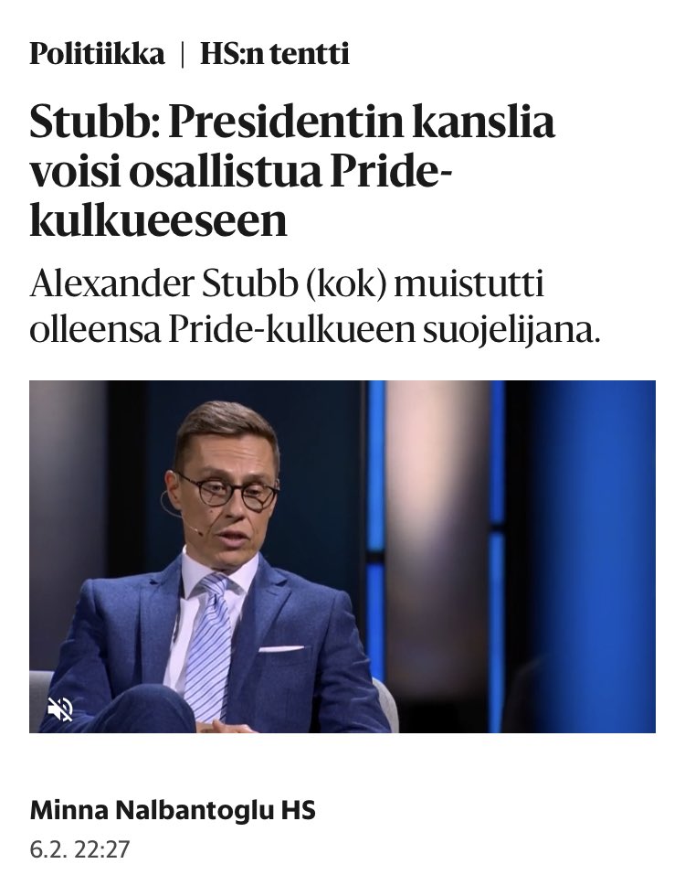 Onnea uusi presidentti! Täytyy myös myöntää että nautin suunnattomasti siitä, kuinka X:n konservatiiviöyhöt ovat ottaneet Alexin omakseen. Tästä on hyvä jatkaa! #presidentinvaalit2024