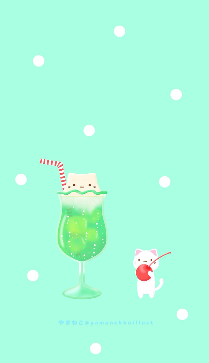 no humans food cherry cat fruit food focus drinking straw  illustration images