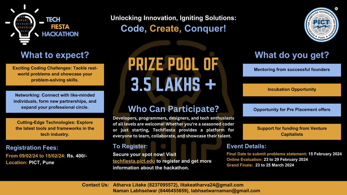 Pune Institute of Computer Technology (PICT) tweet media