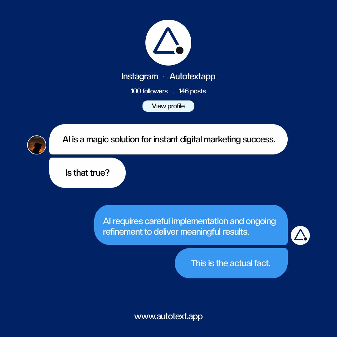 autotext_app's tweet photo. Unlock the full potential of AI with AutoText. Say goodbye to manual tasks and hello to efficiency. #AI #AutoText #Efficiency https://t.co/1NQtGSiJXx