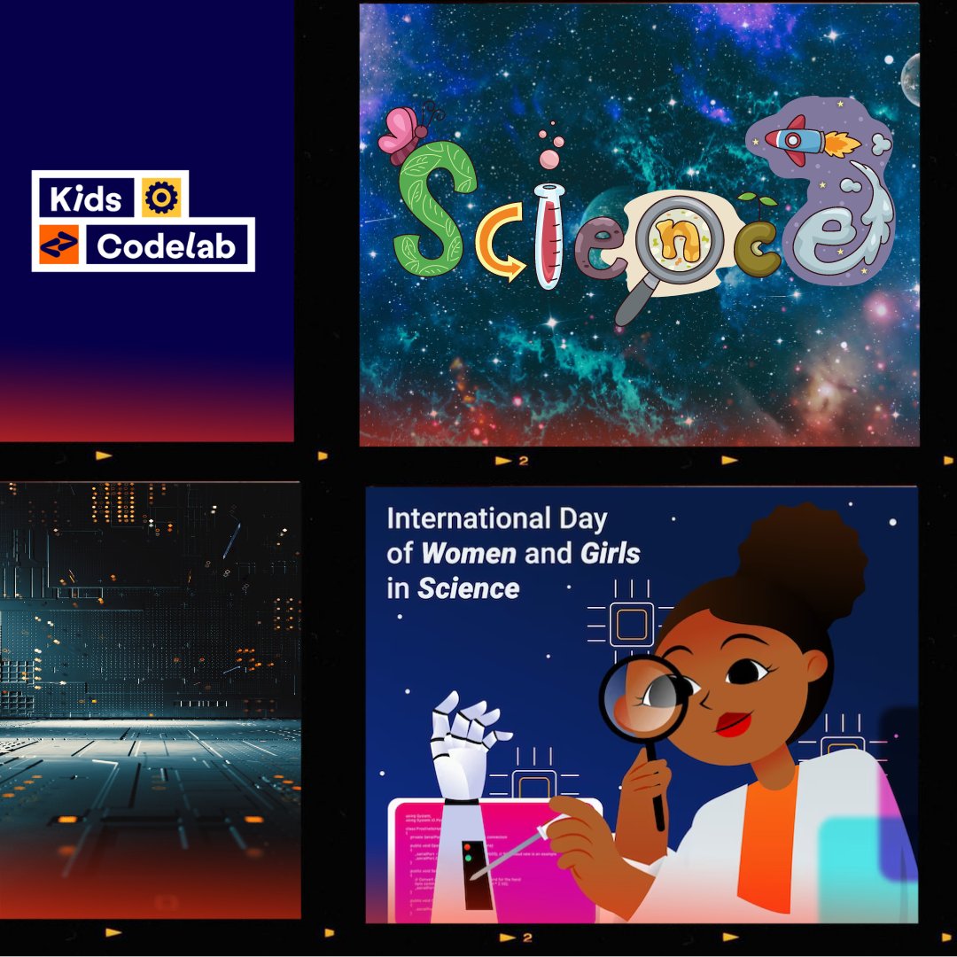KCodelab's tweet photo. Though a little belated, let's celebrate the incredible International Day for Women and Girls in Science.  You can make a difference in this world through science and curiosity.

Don't stop exploring, questioning, and dreaming! #girlsinstem #girlsintech #GirlsInScience https://t.co/O3y4aNjpQq