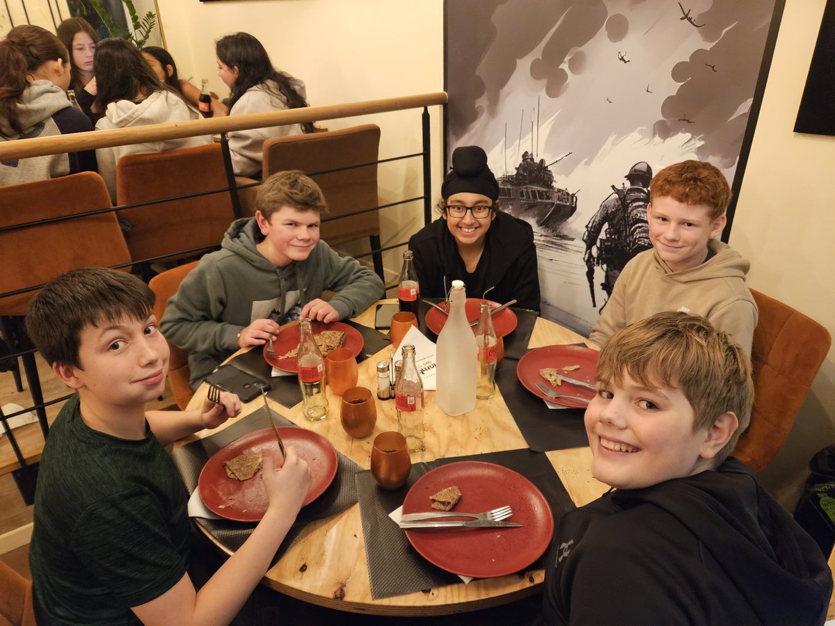 SolSchTrips's tweet photo. Château 2024 Creperie visit was a tasty affair! Looking forward to our final full day of activities! @solsch1560 #normandylife #frenchisfun https://t.co/keO5jMymGy