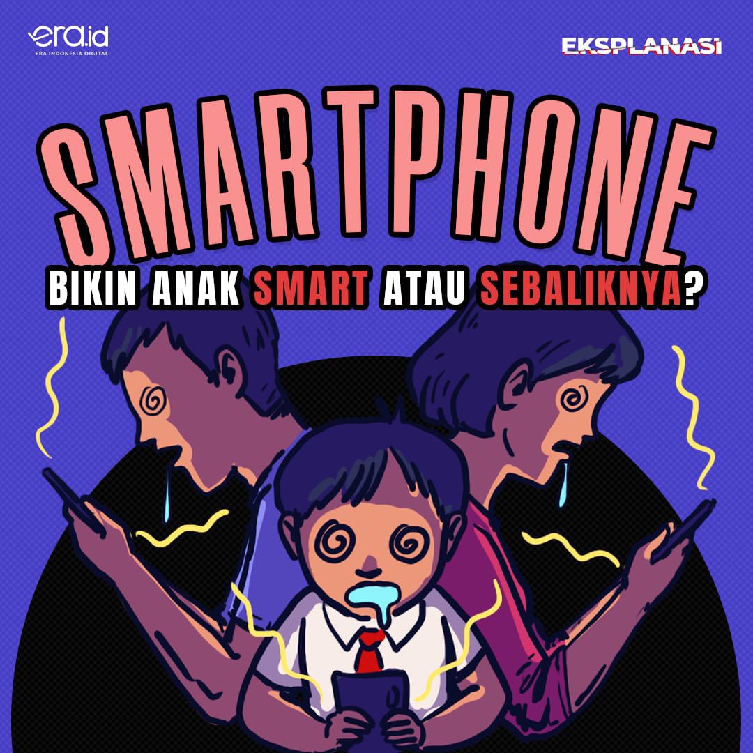 [KECANDUAN SMARTPHONE DAN RISIKO PEMBODOHAN BOCAH KEMATIAN]

ERAmania tau gak sih, semakin lamanya bocah kematian main smartphone, semakin turun kecerdasan mereka?? 🤔🧐

Dari 80 negara, Indonesia ranking 69 untuk matematika, 70 untuk literasi, &amp; 66 untuk sains…