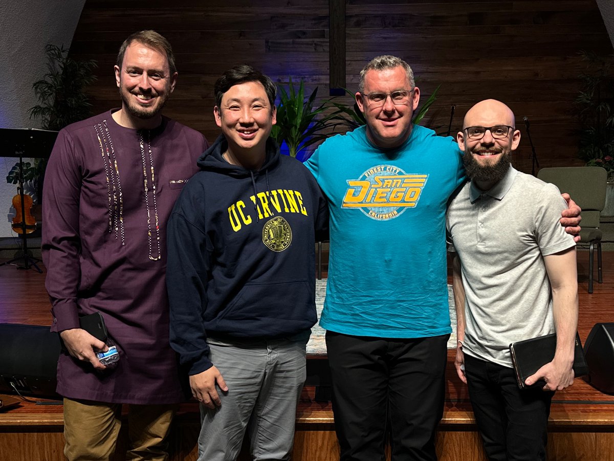 Was super encouraged by our guests, missionaries Josh Mead, James Kim, & Robert Yapp—to West Africa; Irvine, CA; and Hawthorne, CA. Proud of Canyon Ridge’s missions commitments for 2024, and praying they will lead to many souls saved and discipled.