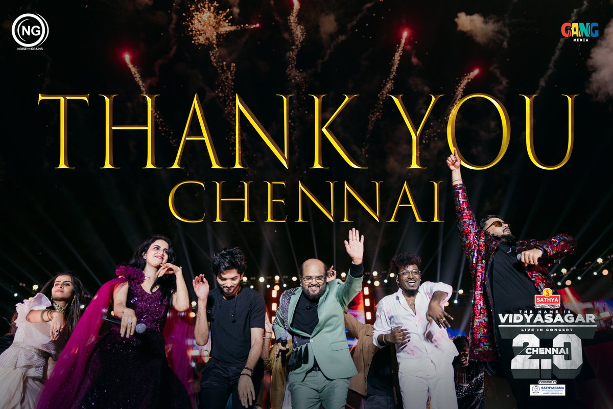 Thank you Chennai! 🫶🏻

It was definitely an evening to cherish! ✨

“The Name Is Vidyasagar 2.0” 🎶🎻

@VIDYASAGARMUSIC
#GangMedia
@karya2000
@itisveer
@sathyaAgencies
@SathyabamaSIST
@onlynikil

#NoiseandGrains #Liveinconcert #Chennai #vidyasagar #vidyasagarmusic