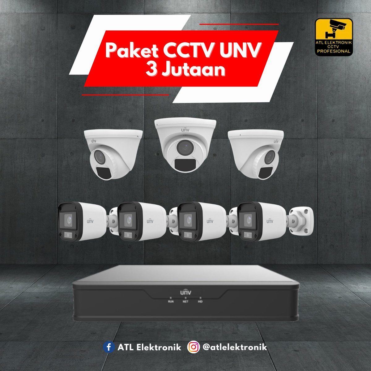 Ready PROMO PAKET CCTV UNV 3 Jutaan
Jangan lupa mampir ke profil kami ada PROMO buat kamu‼️ 

Siap melayani wilayah Malang Surabaya dan luar kota
📷#cctv #cctvmalang #cctvsurabaya #cctvjawatimur #infomalang #infosurabaya #malang #surabaya #jawatimur #grosircctv #senin #promo