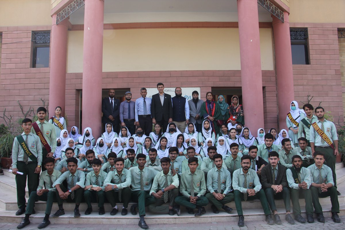 UITUniversity's tweet photo. UIT University recently hosted a career counseling seminar, by invited students from Quaid e Azam Rangers School and College. The seminar was led by UIT University's esteemed faculty, who shared their expertise and insights into various career paths. https://t.co/QACoSbqDRI
