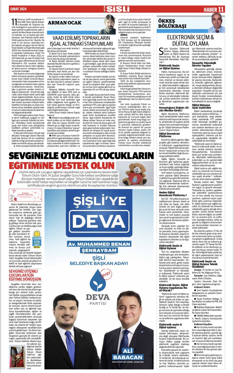Şişli’de hizmet yarışına talip belediye başkan adaylarını tarafsız şekilde tanıtan ve halkı bilgilendirme görevini yerine getiren <a href="/SaimeOguzhan/">Kentim Gazetesi</a> #KentimŞişliGazetesi ne şükranlarımı sunuyorum.