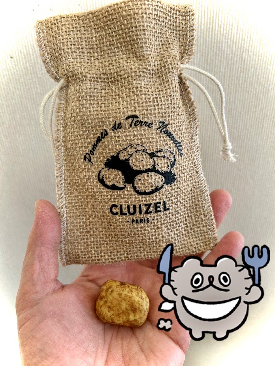 chihocochihoco's tweet photo. #CLUIZEL のポムドテール🥔
本当にジャガイモっぽい!
お味はサクサクで美味しい! https://t.co/fbw2jk02GI