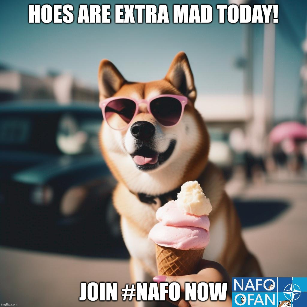 Join #NAFO now! We have #TaylorSwift 😎🍦

#NAFODeepState #MAGATraitors #SlavaUkraini #FailingTruthSocial #SuperbowlLVIII #Superbowl2024