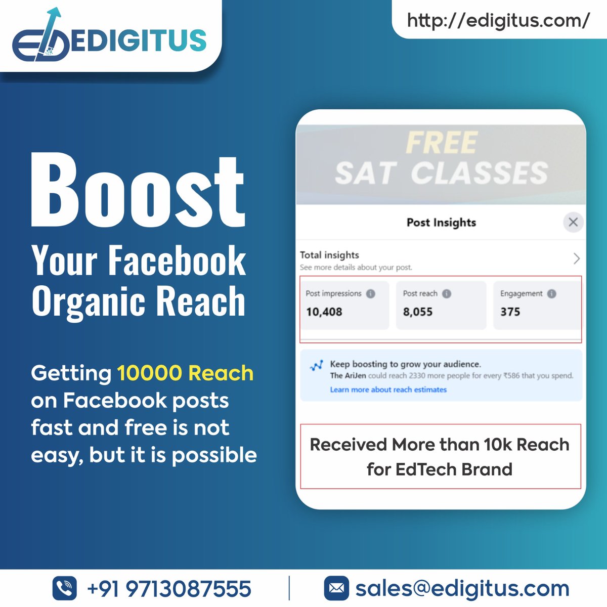 edigitusnpl's tweet photo. 🚀 Want to skyrocket your Facebook reach organically? 

💥 Social media marketing, achieving a significant organic reach can be challenging, but it's possible! 🌟

#Edigitus #socialmediagrowth #Orgnicgrowth #Facebookmarketing #Insights #Socialmediamarketing  #Tips #Strategy https://t.co/pEDtVE1Co4