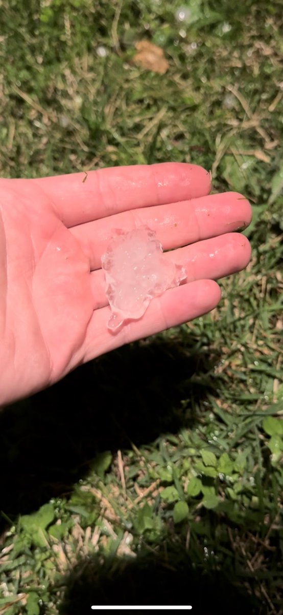 bcornett's tweet photo. Hail samples https://t.co/jevqcrVQtg