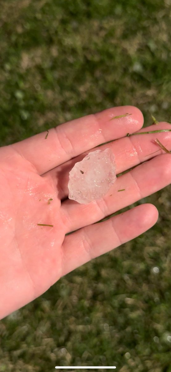 bcornett's tweet photo. Hail samples https://t.co/jevqcrVQtg